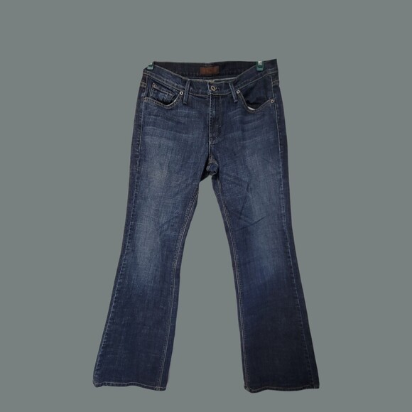 James Jeans Denim - JAMES Jeans Boot Cut Jeans Bootleg Dark Wash HECTOR 30 Dry Aged